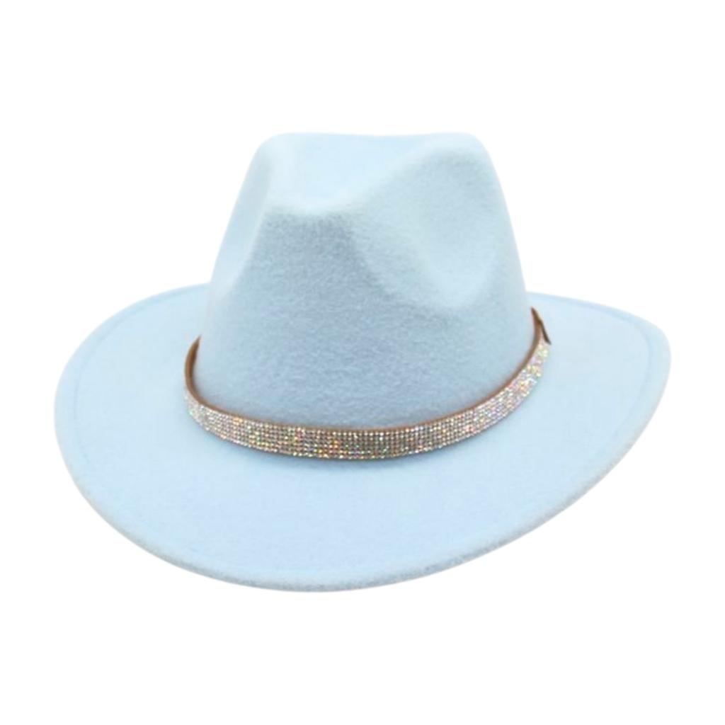 Felt Hat Outdoor Vintage Jazz Hat Vacation Travel British West Cowboy Hat