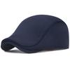 HT4924 Beret Cap Autumn Winter Wool Hats for Men Black Grey Artist Painter Beret Hat with Ear Flaps Male Ivy Flat Cap Mens Beret