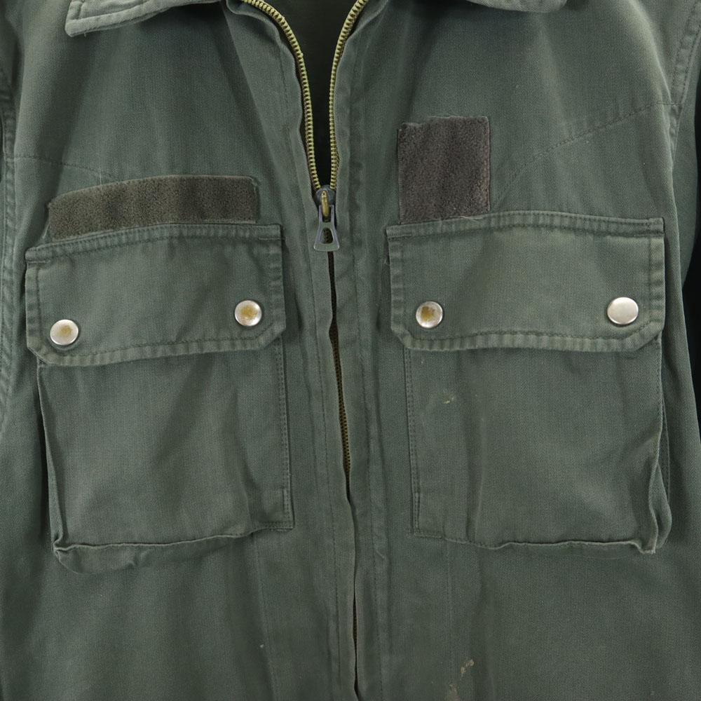 FRENCH ARMY 70s vintage Military jacket 92LGM Field Herringbone Twill Men's Used