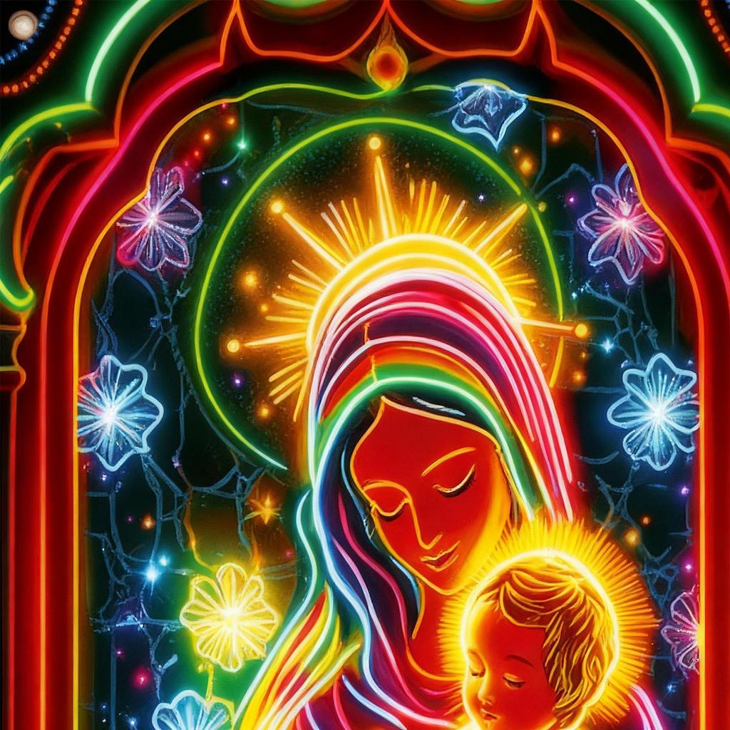 Christmas Door Cover Decoration Fabric Fluorescent Religious Jesus Scene Backdrop Christmas Porch Sign Banner Decor For Indoor
