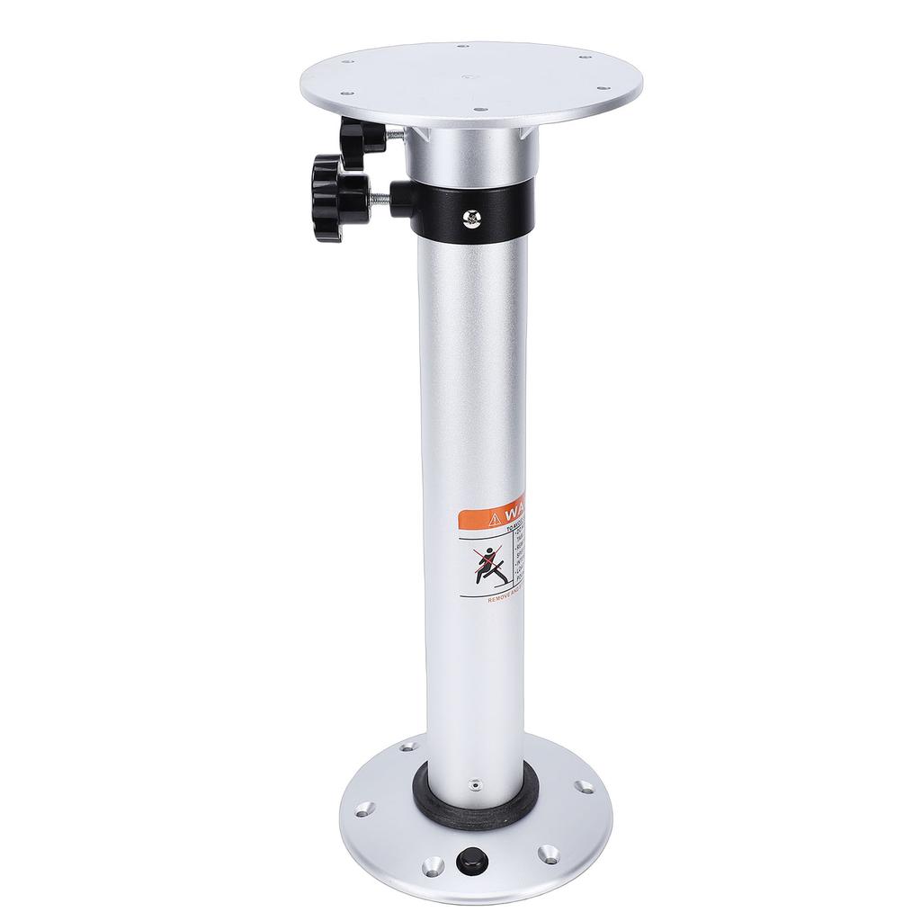 Boat Table Pedestal 18.7 29.9in Adjustable Removable 360 Deg Rotation RV Table Leg Base Mount for Motorhome Boat Yacht