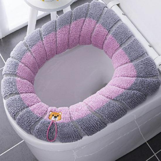 

Универсальный всесезонный набор подушек для сиденья унитаза с крышкой и ковриком