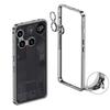For Nothing Phone 3 3A Pro Case Fashion Metal Frame Fine Hole Lens Skin-friendly Shock-resistant Cover For Nothing Phone 3 Funda