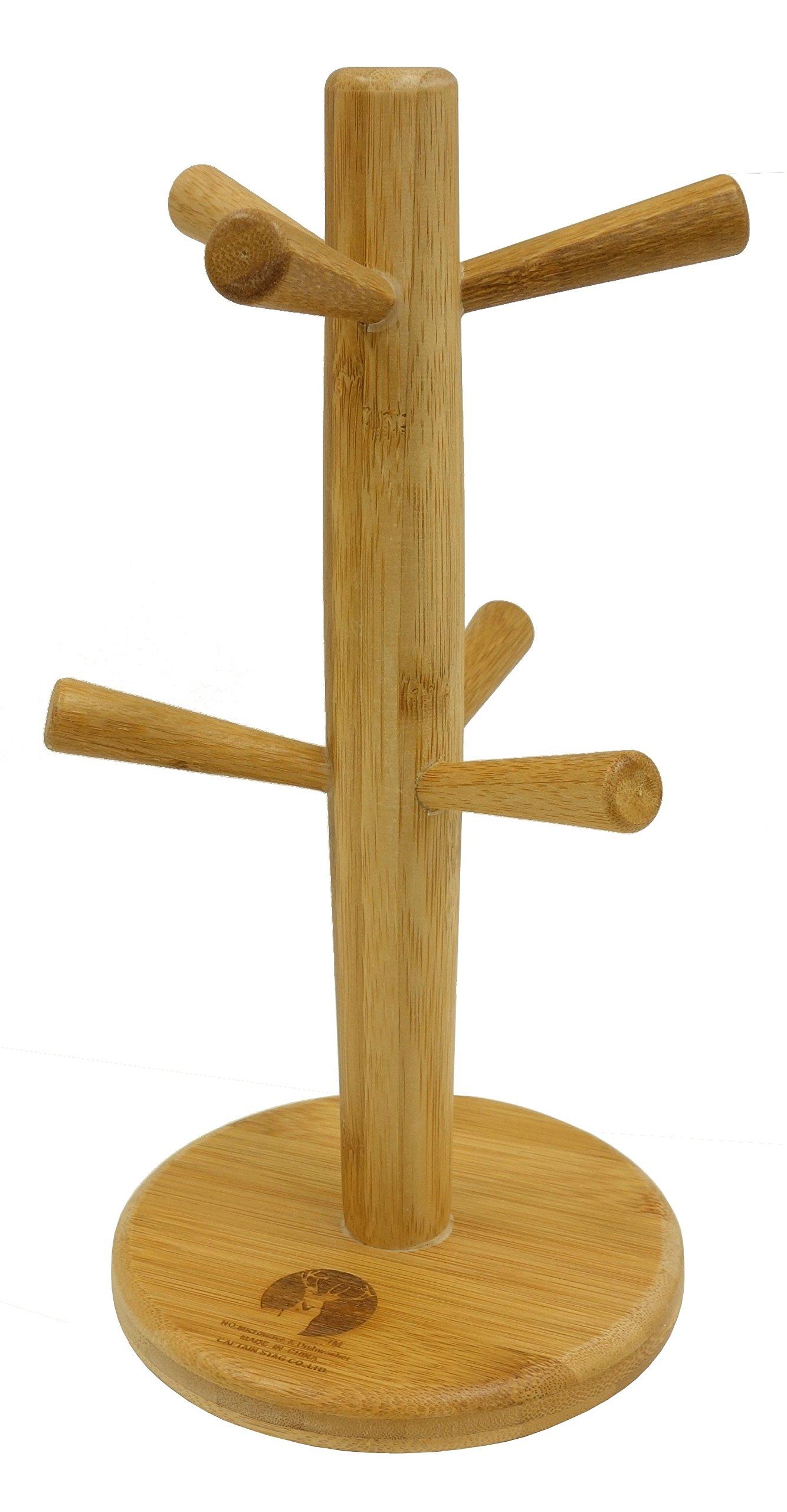 

CAPTAIN STAG бамбуковая посуда кружка кружка дерево 6 крючков TAKE-WARE UP-2569