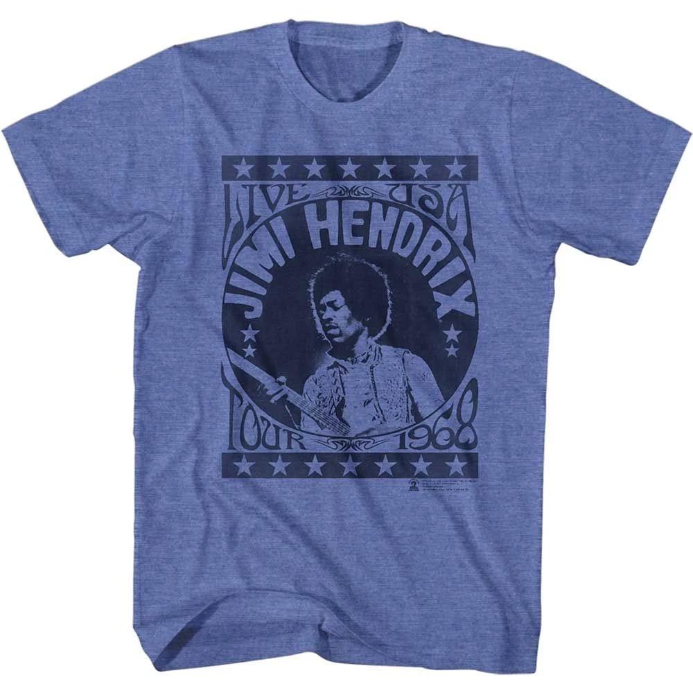 Jimi Hendrix Live USA Tour 68 Music Shirt 120