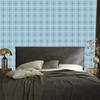 Candy Check Wallpaper Turquoise and Blue for Living Room and Bedroom 50x1000