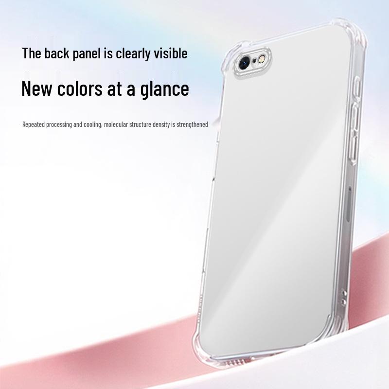 Kompatible Apple 6/6 Plus Transparente Airbag Anti-Drop TPU Hülle - Premium Gefühl, Lebendige Edition