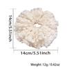 2 Pcs Hollow Lace Scrunchies for Women, Elegant Double-Layer Lace Hair Ties, Luxury Style Hair Accessories