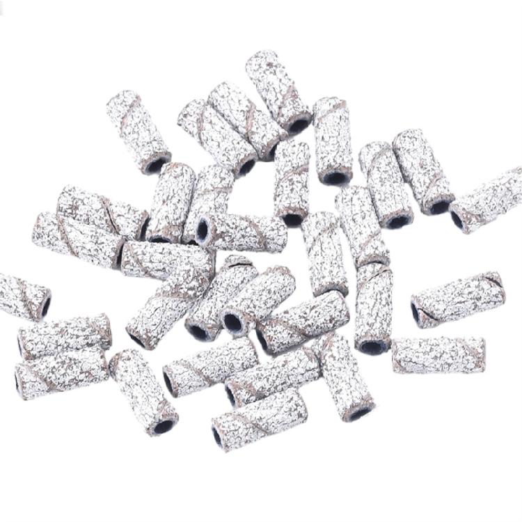 

80# 180# 240# Nail Sanding Rings Bands Grinding Head Polisher Supplies Set 1