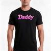 Daddy V1 Pink Tshirt Summer Casual Cotton Tee Oversized Streetwear Tops Vintage Graphic Print Loose Fit Short Sleeve