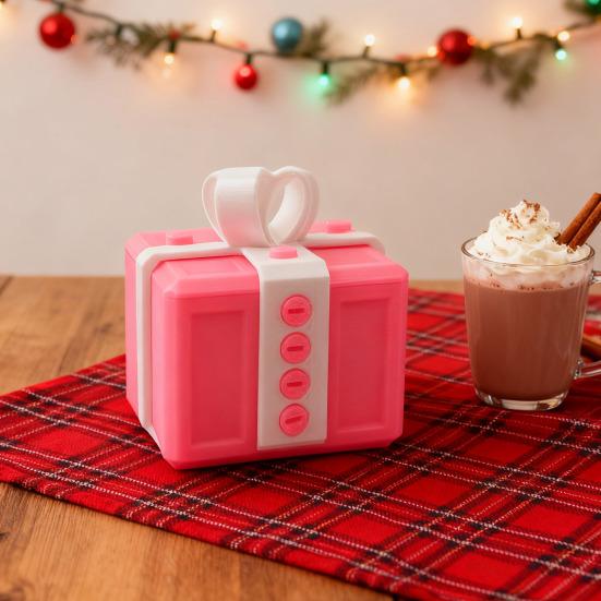 3D Printed Annoying Gift Box with Screws Colorful Square Puzzle Present Box Prank Case Home Office Bookshelf Desktop Decoration Ornament