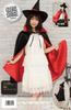 Clearstone Cosplay Halloween Two-Color Reversible Cape, Unisex, Red