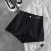 Tight-fitting Stretch High-waisted Denim Shorts for A Small Group of Skinny Spice Girls