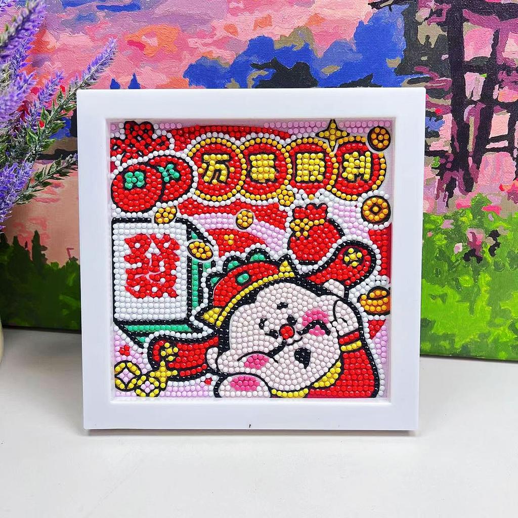 Free Shipping/Cartoon Diamond Painting Children'S Gift Handmade Cross Stitch Framed Diy Bedroom Sticker