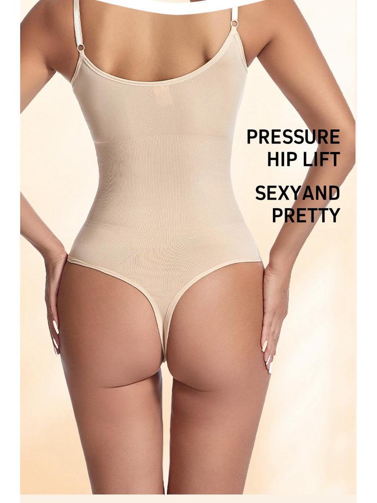 Damen Bodyformer nach der Geburt Taillenformer Tanga mit Spaghettiträgern