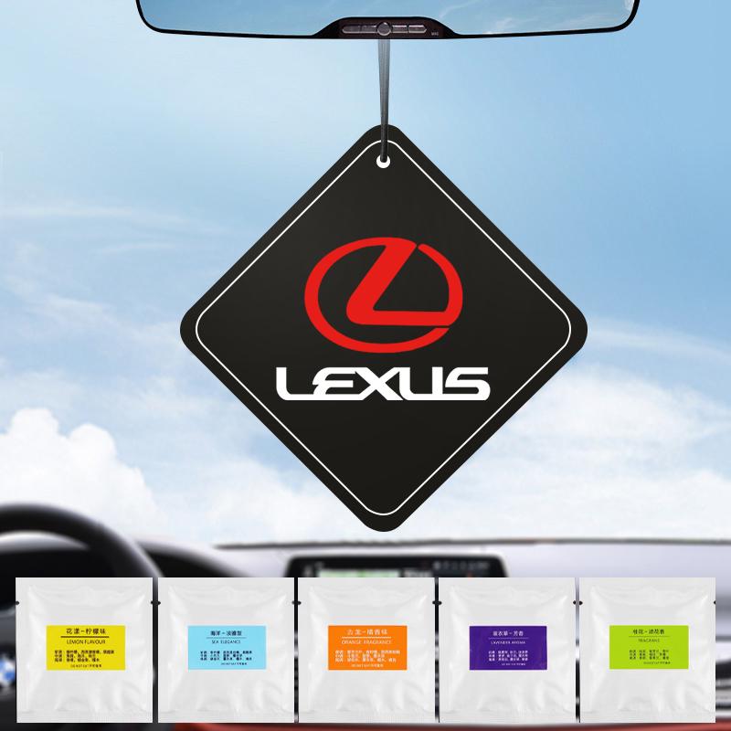 Wisiorek Zapachowy do Samochodu Odświeżacz Powietrza Tabletkki Aromaterapeutyczne Do Lexus Fsport GS GX IS LS LX CT LC RC LBX NX RX 350h 450h ES UX 300e