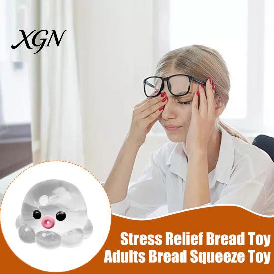 Angstlinderndes Knetspielzeug 1/3 Stück Klarer Oktopus Stress Mini Sensorisches Fidget Linderndes Meerestier Handentspannungswerkzeug Ball