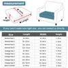 Waterproof Thick Jacquard Cushion Cover Fitted Sofa Covers For Living Room Stretch Seat Cover Furniture Protector Sectional Sofa