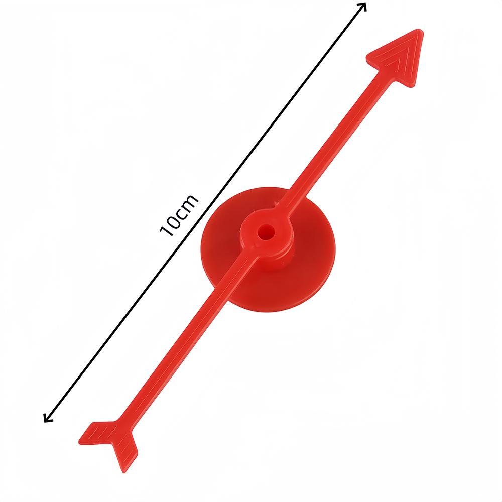 6 stücke Kunststoff Pfeil Spinner Zubehör für DIY Bord & Karte Spiele Kinder Kinder Schule Klassenzimmer Aktivitäten Party Spielzeug