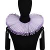Colorful Exaggerated Ralph Collar Clown Costume Cosplay Collar Detachable Neck Ruffle Fake Collar Performance Props