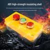 22mm Waterproof 220V Button Switch Combo: Start/Stop/Emergency Stop/Power Indicator Light