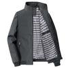 Middle-aged and Elderly Men's Autumn and Winter Jackets with Cotton, Thickened and Warm Dad Jackets, 50 and 60 Year Old Autumn Tops for Men