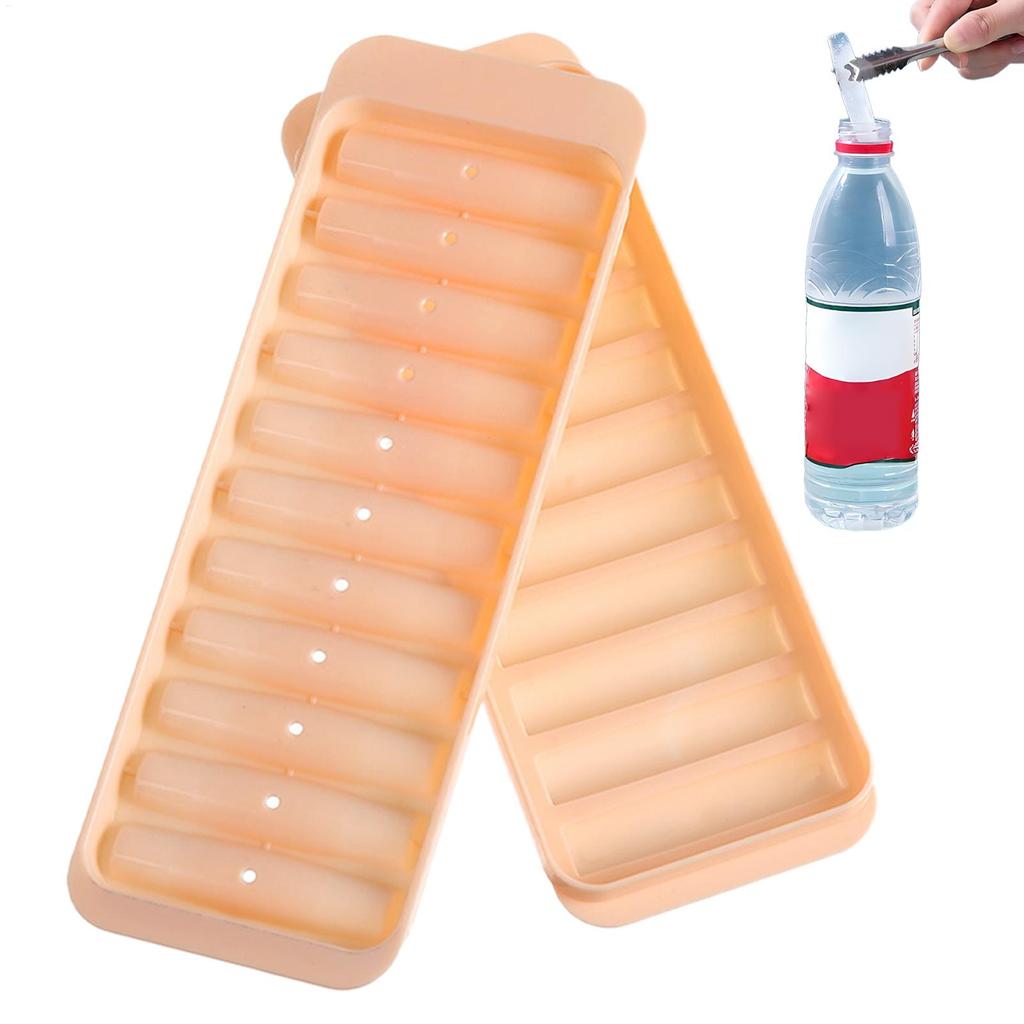 Long Ice Bars Maker With Lid Ice Tray Summer Iced Beverage Making Tools For Cocktails Wine Juice Creative Family Chilled Drinks