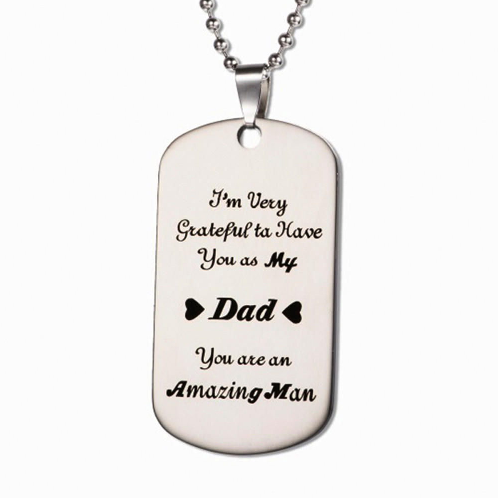 dog tag necklace for son