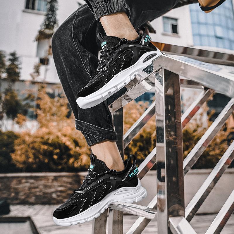 Herrenschuhe Sommer atmungsaktiv 2025 neue Herren Lauf-Sportschuhe Jugend Casual vielseitig Papa trendige Schuhe