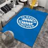 Blauer Teppich mit FC Bayern München Logo für Schlafzimmer oder Wohnzimmer Geeignet für die Verwendung als Antirutsch für Wohnzimmer Schlafzimmer Sofas