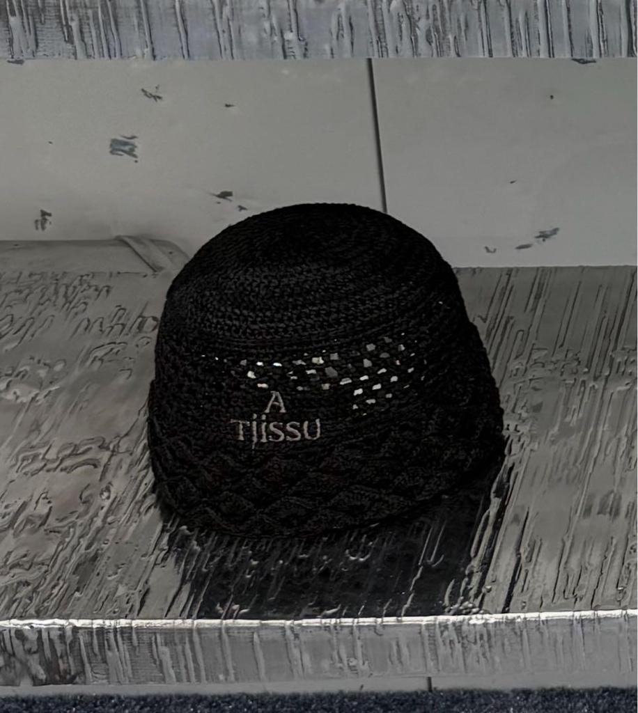 [USED] Atiissu Summer Bucket Hat, Black, Knit Beanie
