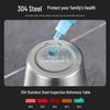 Korean Style Double Wall Hammered Stainless Steel Cup - Insulated & Drop-Resistant for Outdoor Use
