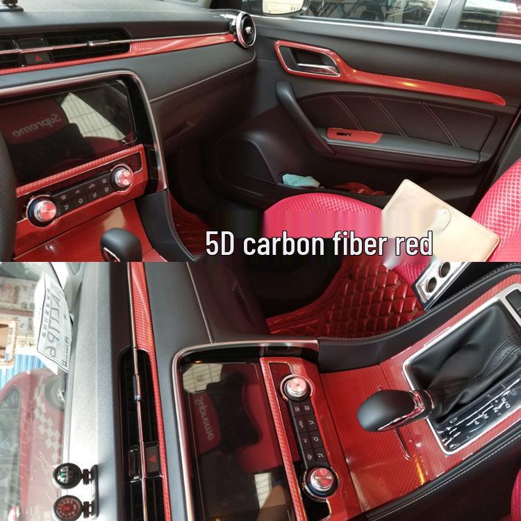 MG6 (2017-2019) Carbon Fiber Interior Shift Console Stickers