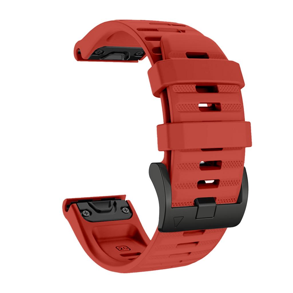 26/22mm Soft Silicone Strap for Garmin Fenix 8/Tactix 8/Enduro3 2/Fenix E 7X 6X Quick Fit Bracelet Wristband Garmin Fenxi E 47mm
