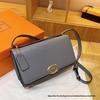 2025 Retro Chic Women's Versatile Crossbody Flap Bag - Solid Color Shoulder Style