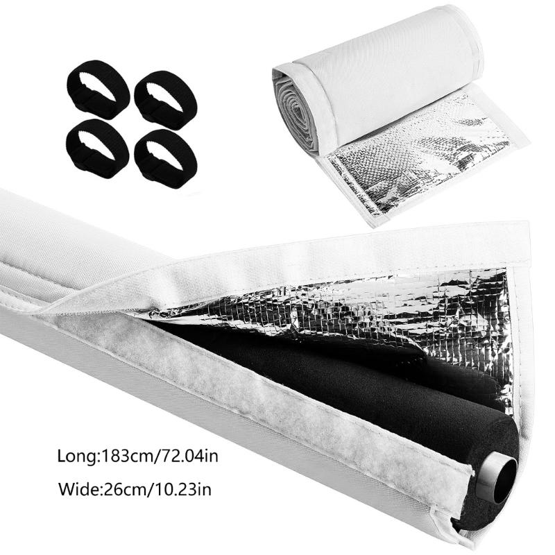 Air Conditioning Line Protector Reflective Insulation Layer Anti Tear Oxford Commercial Residential Compatibility