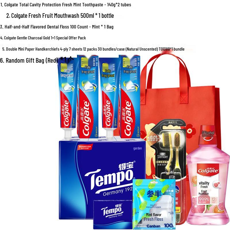 Colgate Dual Fresh Charcoal Oral Care Gift Set