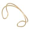 Fashionable Armlet Bracelet Hollow Multilayer Gold Color Adjustable Opencuff For Women Various Formal Occasion Dressing