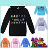 Kinder-Hoodies mit Among Us-Spielmotiv für Jungen und Mädchen, Größe 3-14 Jahre