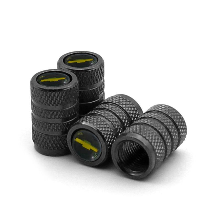 Car Valve Cap Decorative Dustproof Tire Valve Stem Caps For Chevrolet Cruze Impala Malibu Silverado Cobalt Impala Onix SS Trax
