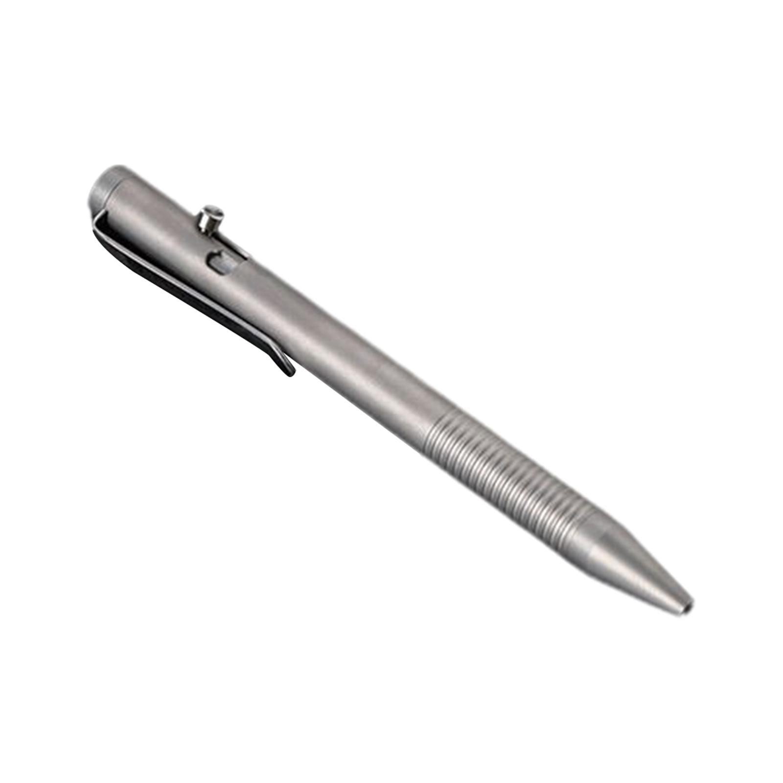 Luxury Bolt Action Pen Titanium Alloy G2 Compatible Writing Retractable Ballpoint Professional Everyday Use