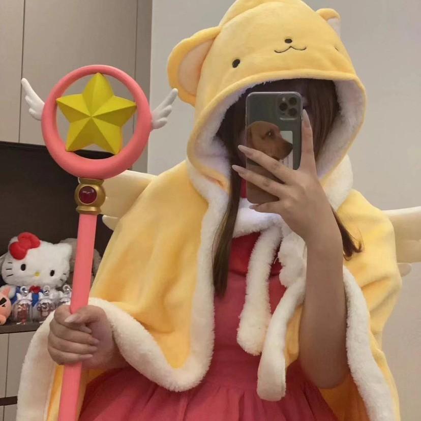 

Cardcaptor Sakura Pudding Xiaoke Шаль Плюшевое одеяло Одеяло с кондиционером Накидка 160*120cm жёлтый