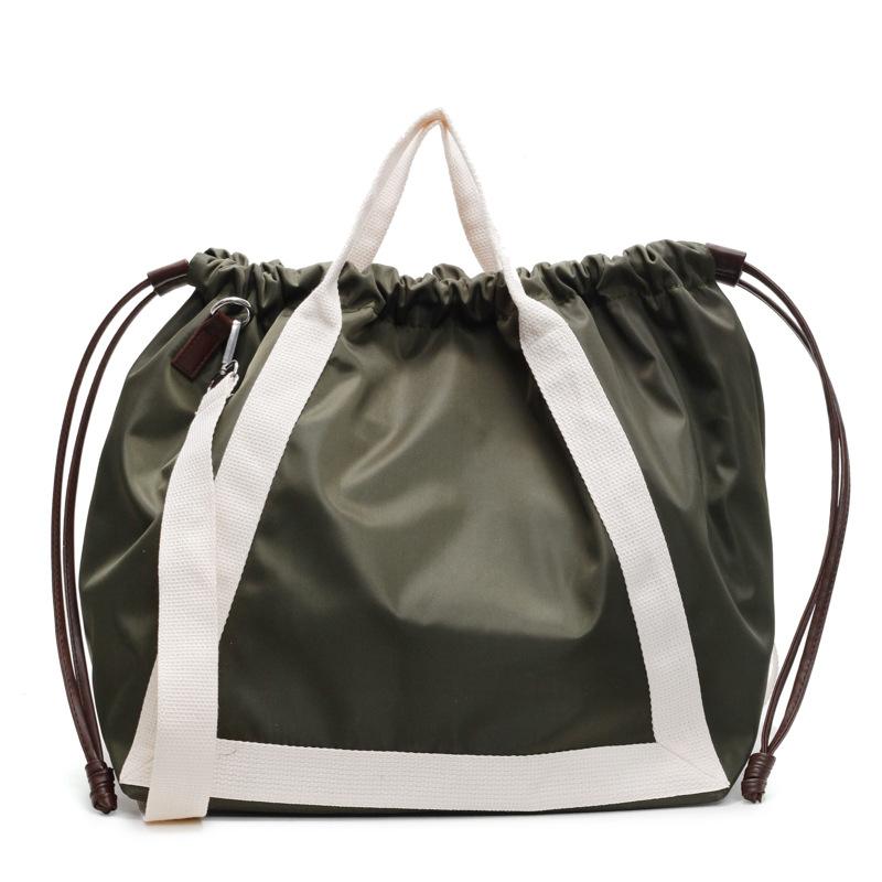 

Large Capacity Handheld Travel Yoga Sports Fitness Polyester Waterproof Tote Crossbody Gym Bag зелений