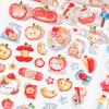 NEW Cute 3D Embossed Stickers Ice Cream Turtle Strawberry Apple Material for Phone DIY Scrapbooking Journaling Craft Supplies