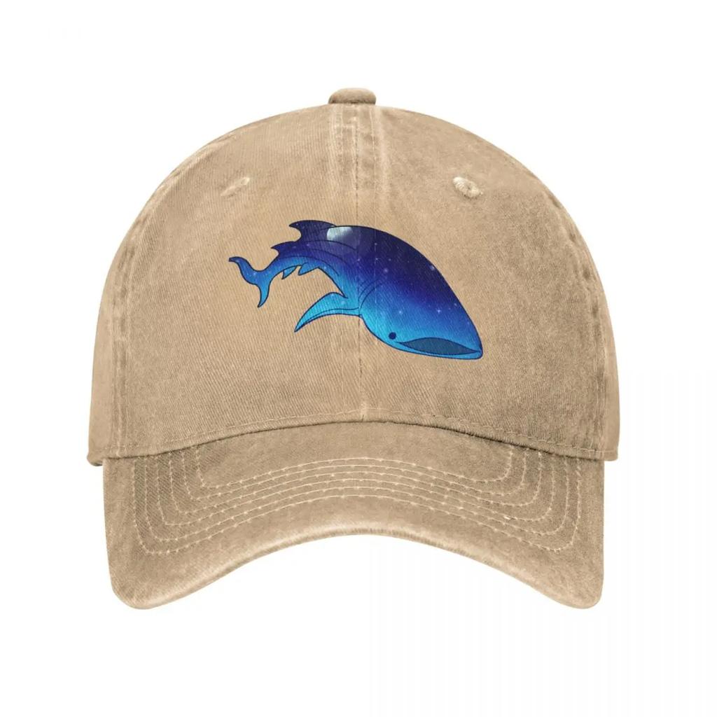 Night Sky Whale Shark Baseball Cap Fashionable Dad Hat Luxury Unisex Cap Golf Hat Unisex Hats Unisex Womens