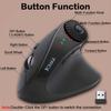 JOMAA Right Hand Wireless Vertical Mouse with Adjust Knob Bluetooth Ergonomics Mice for Computer Laptop Tablet Windows