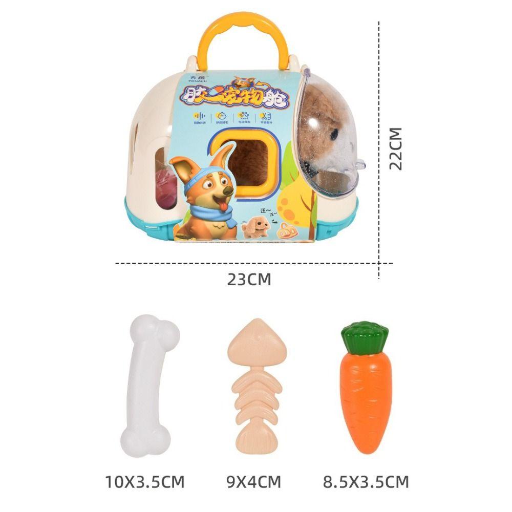 Interactive Simulated Puppy Walking Walking Dog Toy Fashion Robot Puppy  Chilren