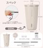[Social Media Trend] TYESO Tumbler with Straw, 600ml, Stainless Steel, with Lid, Vacuum Insulated, Keeps Drinks Hot or Cold, Portable, Direct
