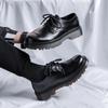 Niche Design Sense Derby Shoes Men's 2025 Low-top Platform Personality Martin Shoes Trend Internet Celebrity 59005-R