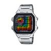 Casio Reloj personalizado serie modificada pantalla colorida moderno y versátil Cuarzo Correa de Acero mismo estilo para hombres un AE-1200WHD-1A